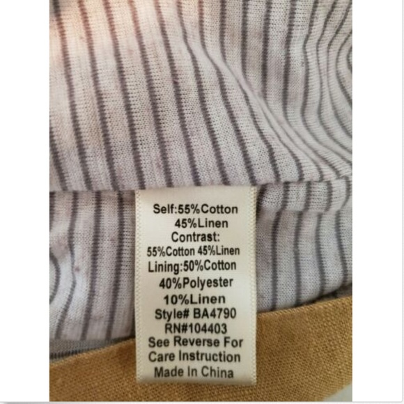 Blu Pepper Sz Small S Womans Jacket Linen Blend - Picture 6 of 7